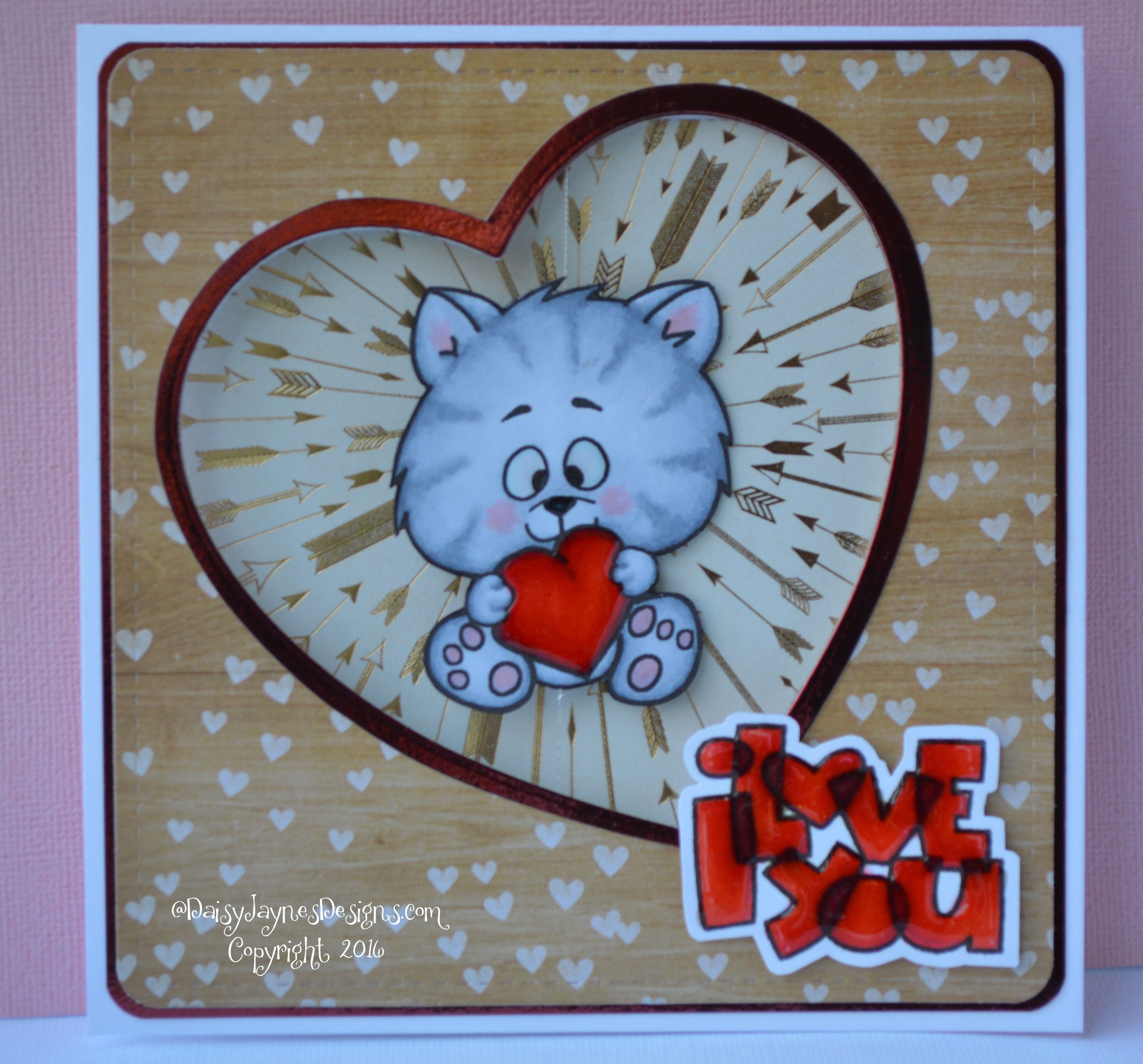 gsd jan card challenge kitty love