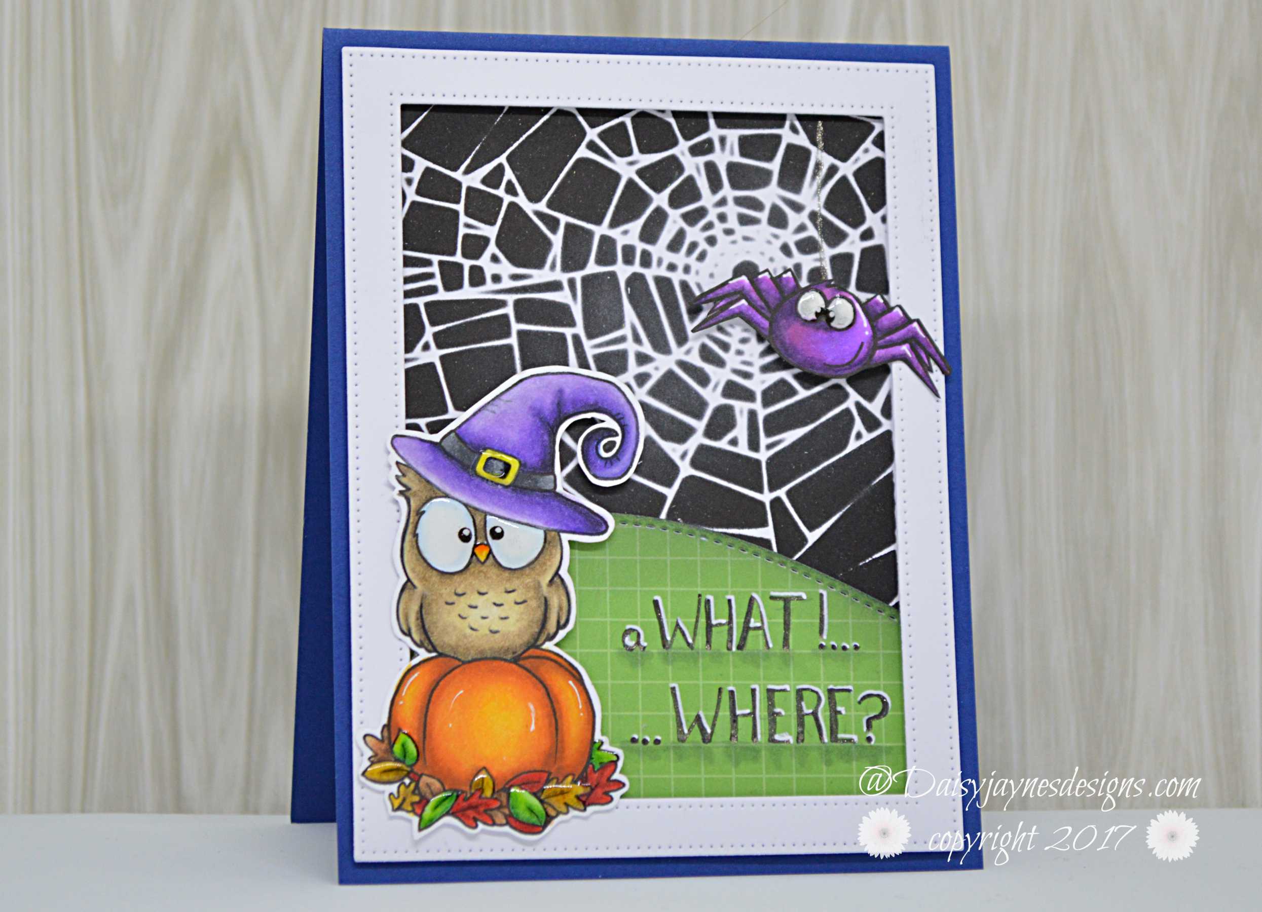 GSD Owl:spider halloween DT