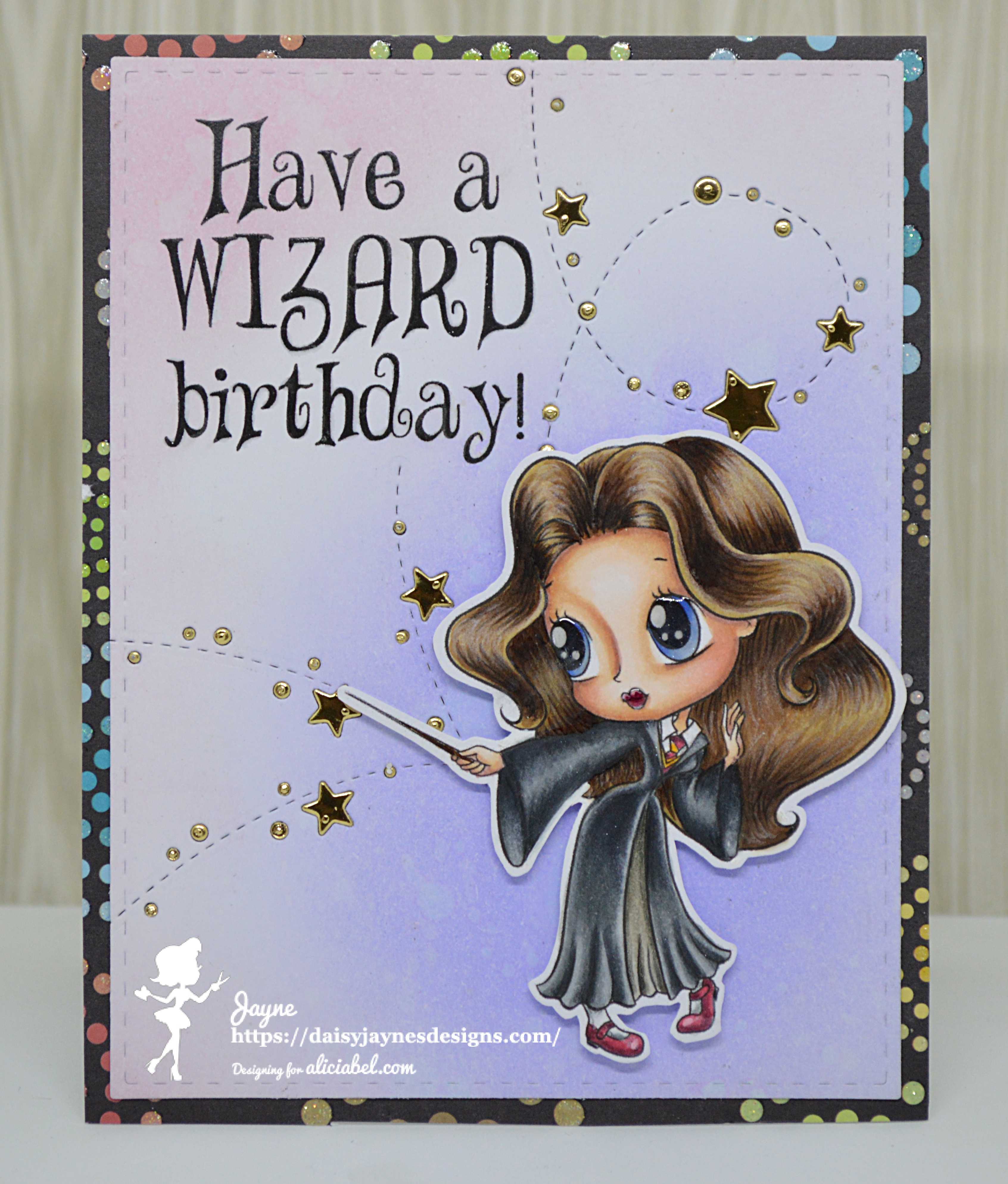 ABel DT potter girl card